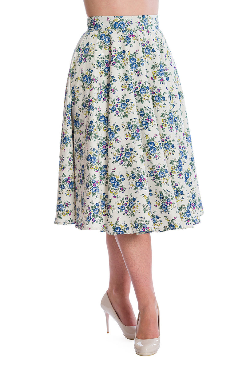 Wild Flower Circle Skirt by Banned