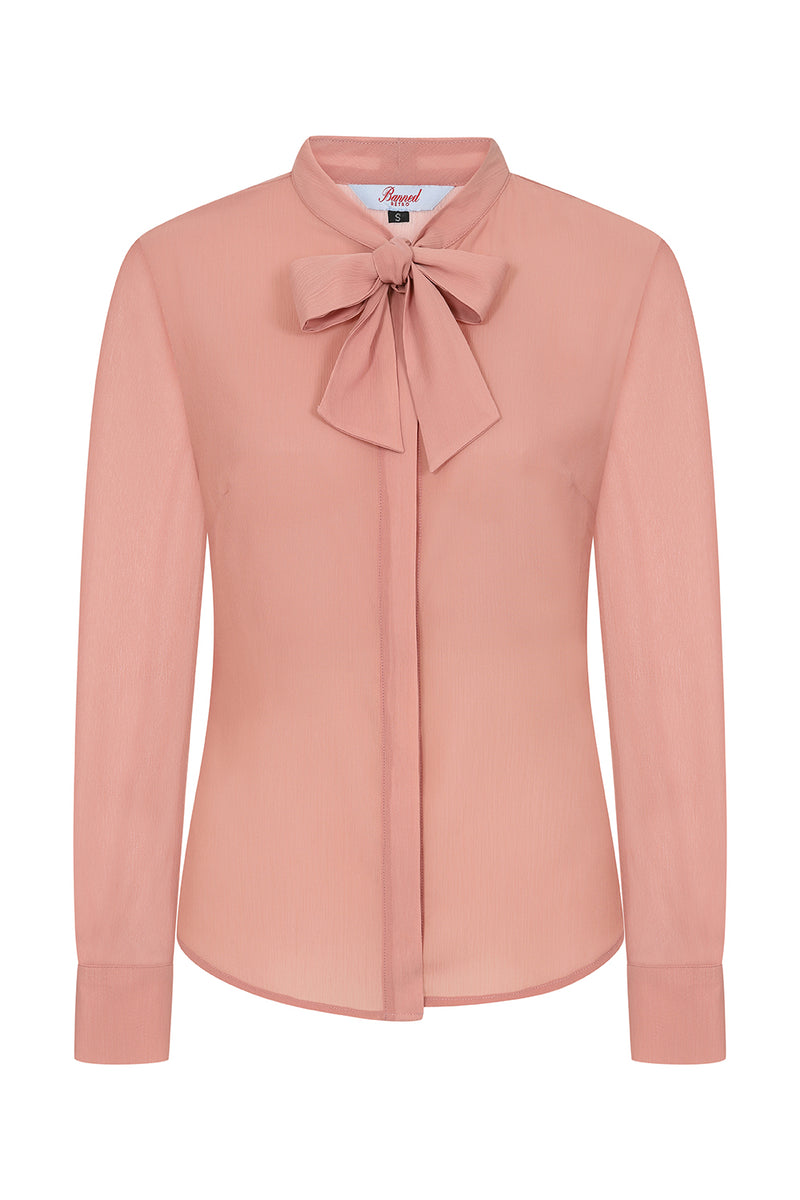 Pink Bow Blouse by Banned