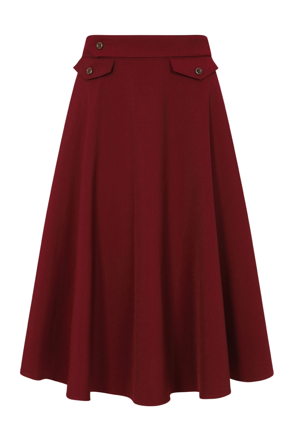 スカート DARK RED RUM band design skirt Scarlet Darkness Women Ruffled High-Low 3 Ways Pirate Skirt