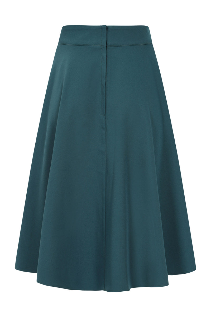 Teal Book Club Full Skirt by Banned