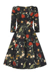 Leia Floral Dress by Hearts & Roses London