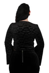 Voodoo Lady Gothic Bat Top by Banned