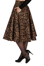 Leopard Cheetah Girl Circle Skirt by Banned