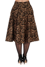 Leopard Cheetah Girl Circle Skirt by Banned
