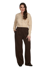 Brown Etta James Pants by Banned