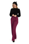 Scarlet Scalloped Neck Sweater in Black by Banned
