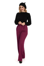 Scarlet Scalloped Neck Sweater in Black by Banned