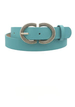Double U Buckle Belt in Multiple Colors!