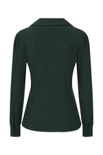 Jazzlyn Green Embroidered Top by Hearts & Roses London