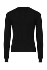 Black Shelly Knit Top by Hearts & Roses London