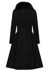 Matilda Coat in Black by Hearts & Roses London