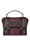 Burgundy Vintage Voyager Handbag by Banned