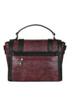 Burgundy Vintage Voyager Handbag by Banned