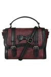 Burgundy Vintage Voyager Handbag by Banned