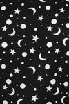 Moon and Stars Blouse in Black by Banned