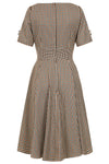 Black and Brown Plaid Wilma Dress by Banned
