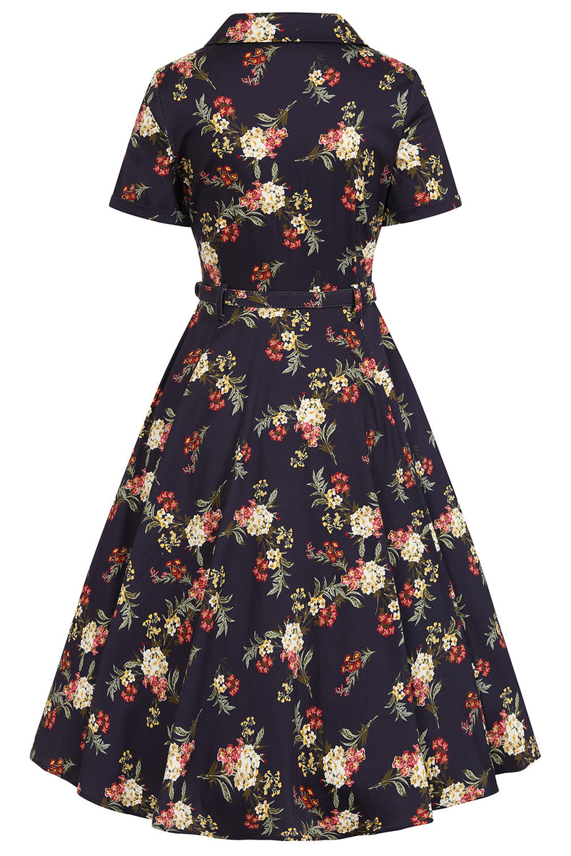 Romantic Floral Bella Shirt Dress by Banned