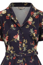 Romantic Floral Bella Shirt Dress by Banned