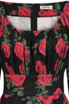 Mina Romantic Roses Dress by Banned