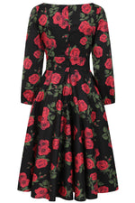 Mina Romantic Roses Dress by Banned
