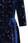 Blue Luna Celestial Velvet Dress by Banned