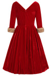 Red Velvet Nina Dress by Banned