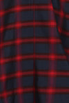 Navy and Red Barbara Plaid Dress by Banned