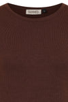 Brown 3/4 Sleeve Grace Sweater by Banned