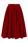 Red Velvet Millie Skirt by Banned
