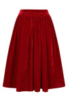 Red Velvet Millie Skirt by Banned
