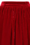 Red Velvet Millie Skirt by Banned