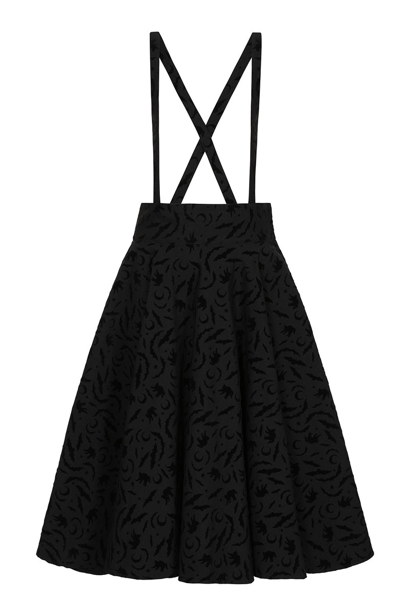 Cecelia Halloween High Waisted Suspender Skirt by Banned