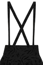 Cecelia Halloween High Waisted Suspender Skirt by Banned