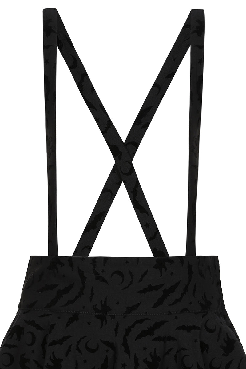Cecelia Halloween High Waisted Suspender Skirt by Banned