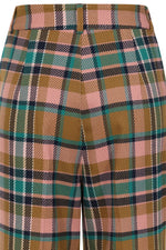 Blush Plaid Harriet Pants by Banned