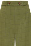 Green Check Bonnie Pants by Banned