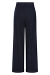 Navy Check Bonnie Pants by Banned