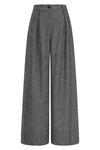 Black and White Wide Leg Lori Pants by Banned