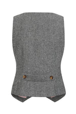 Selma Black and White Fitted Vest by Banned