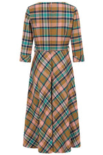 Harriet Dress in Pink Plaid by Banned