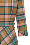 Harriet Dress in Pink Plaid by Banned