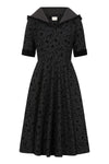 Black Tara Halloween Night Hooded Dress by Banned