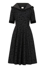 Black Tara Halloween Night Hooded Dress by Banned