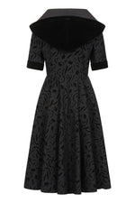 Black Tara Halloween Night Hooded Dress by Banned