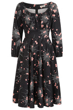 Spiderweb Blossom Dress by Banned