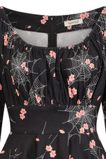 Spiderweb Blossom Dress by Banned