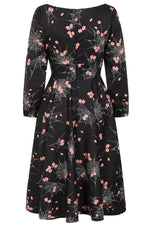 Spiderweb Blossom Dress by Banned