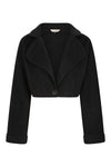 Black Cropped Marylin Jacket by Banned