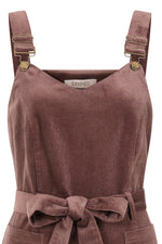 Brown Harriet Corduroy Jumpsuit by Banned