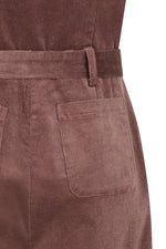 Brown Harriet Corduroy Jumpsuit by Banned